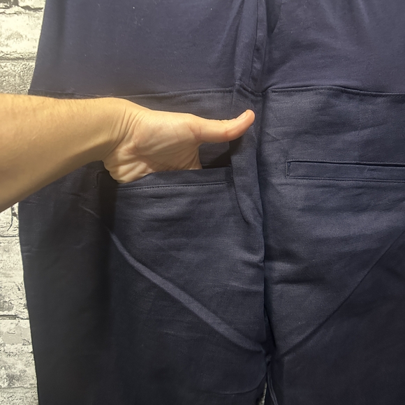 EUC Gap Womens Maternity Full Panel Linen Blend Pants Size S - Picture 8 of 13